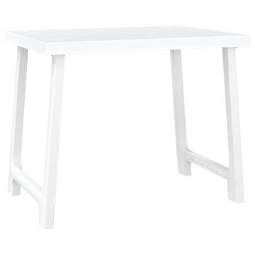 White Camping Table 79x56 cm - Stylish & Durable Outdoor Use