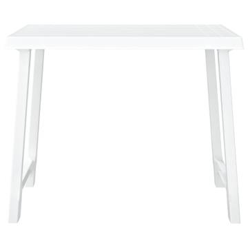 White Camping Table 79x56 cm - Stylish & Durable Outdoor Use