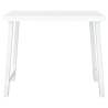 White Camping Table 79x56 cm - Stylish & Durable Outdoor Use