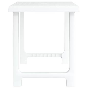 White Camping Table 79x56 cm - Stylish & Durable Outdoor Use