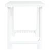 White Camping Table 79x56 cm - Stylish & Durable Outdoor Use