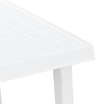 White Camping Table 79x56 cm - Stylish & Durable Outdoor Use