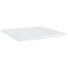 High Gloss White Bookshelf Boards - 4 pcs | Hipomarket