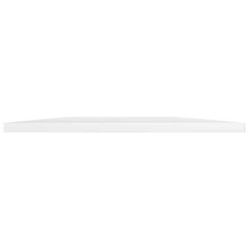 High Gloss White Bookshelf Boards - 4pcs | HipoMarket