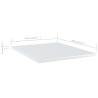 High Gloss White Bookshelf Boards - 4pcs | HipoMarket