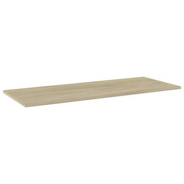 Bookshelf Boards 4 pcs Sonoma Oak - Stylish Storage Solution