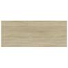 Bookshelf Boards 4 pcs Sonoma Oak - Stylish Storage Solution