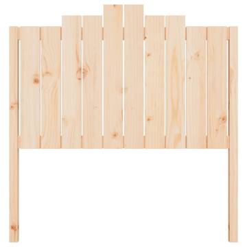 Stylish Solid Wood Pine Bed Headboard | 106x4x110 cm