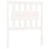 Stylish White Bed Headboard | Solid Pine Wood - 80.5x4x100 cm