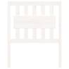 Stylish White Bed Headboard | Solid Pine Wood - 80.5x4x100 cm