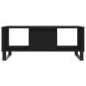 Elegant Black Coffee Table | 90x50x36.5 cm | Durable Design