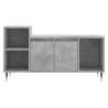 Stylish Concrete Grey TV Cabinet - 100x35x55 cm | HipoMarket