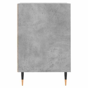 Stylish Concrete Grey TV Cabinet - 100x35x55 cm | HipoMarket