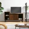 TV Cabinet Brown Oak 100x35x55 cm Engineered Wood Colour brown oak Quantity in Package 1 