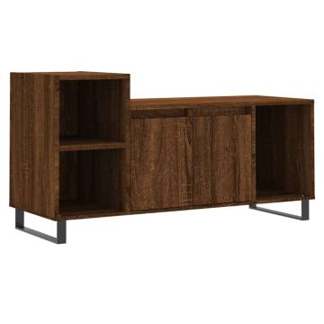 Stylish Brown Oak TV Cabinet - 100x35x55 cm | HipoMarket