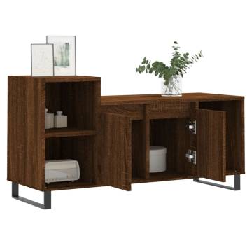 Stylish Brown Oak TV Cabinet - 100x35x55 cm | HipoMarket