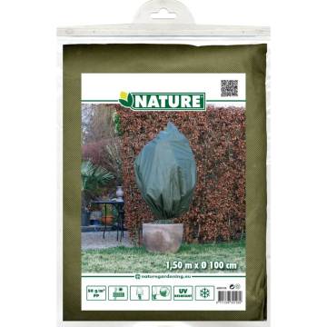 Nature Winter Fleece Cover 50 g/m² - Green, 157x100 cm