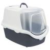 TRIXIE Cat Litter Tray Vico - Blue-grey & White | Hipomarket