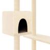 Cat Tree with Scratching Posts - Cream 82 cm | HipoMarket
