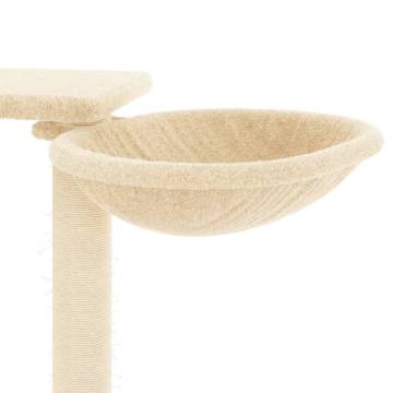 Cat Tree with Scratching Posts - Cream 82 cm | HipoMarket