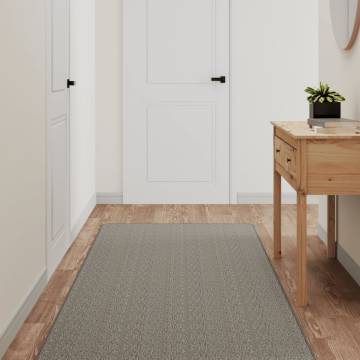 Elegant Carpet Runner Sisal Look Silver 80x150 cm | Hipomarket