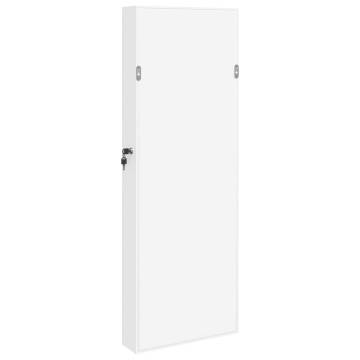 Mirror Jewellery Cabinet Wall Mounted White - Stylish & Practical