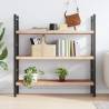 Wall Shelf 120x30 cm - Untreated Solid Wood Oak | HipoMarket