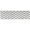 Stylish Reversible Outdoor Rug Grey & White 80x250 cm