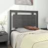 Bed Headboard Grey 95.5x4x100 cm Solid Pine Wood Colour grey Size 95.5 x 100 cm Quantity in Package 1 