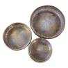 HSM Collection 3 Piece Decorative Bowl Set - Vintage Elegance