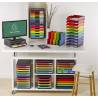 Exacompta Big-Box Desktop Drawer Set Harlequin with 4 Drawers Colour multicolour 1 