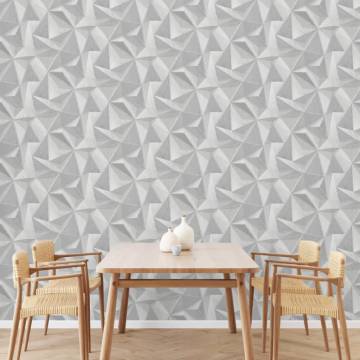 DUTCH WALLCOVERINGS Wallpaper Onyx Light Grey - Quality Design