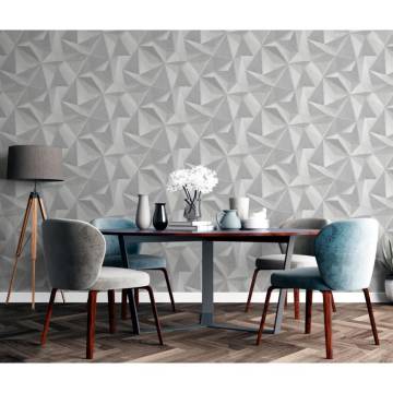 DUTCH WALLCOVERINGS Wallpaper Onyx Light Grey - Quality Design