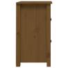 Elegant Honey Brown Bedside Cabinets - 2 pcs Solid Pine