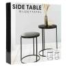 H&S Collection 2 Piece Side Table Set - Stylish & Modern Design