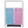 2-Section Laundry Sorter Hampers - Organize Your Laundry Easily