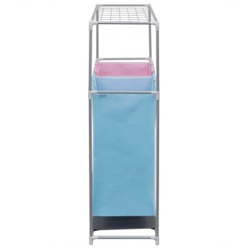 2-Section Laundry Sorter Hampers - Organize Your Laundry Easily