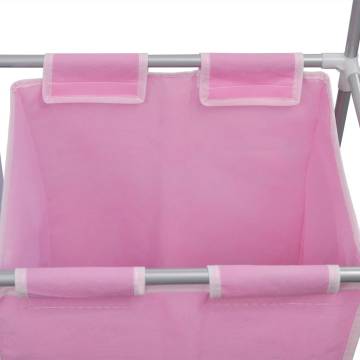 2-Section Laundry Sorter Hampers - Organize Your Laundry Easily