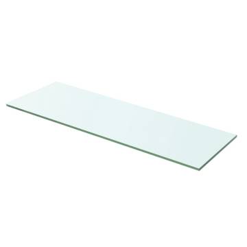 Stylish Glass Shelves - 2 Pcs Clear Panel 60x15 cm