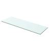 Stylish Glass Shelves - 2 Pcs Clear Panel 60x15 cm