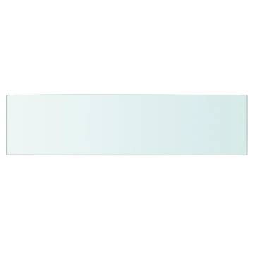 Stylish Glass Shelves - 2 Pcs Clear Panel 60x15 cm