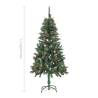 150 cm Pre-lit Christmas Tree with Decorations | HipoMarket