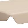 Replacement Canopy for Garden Swing - Beige 188x145 cm