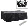 Garden Furniture Cover for 8 Person Poly Rattan Set | Durable