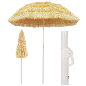 Beach Umbrella Natural 180 cm - Hawaii Style