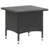 Tea Table Black 50x50x47 cm - Stylish Garden Addition