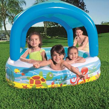 Bestway Canopy Play Pool Blue 140x140 cm - Fun for Kids