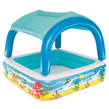 Bestway Canopy Play Pool Blue 140x140 cm - Fun for Kids