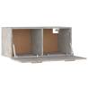 Wall Cabinet Concrete Grey 80x35 cm - Scandinavian Design