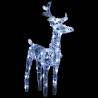 Christmas Reindeers 2 pcs LED Acrylic - Cold White Holiday Decor